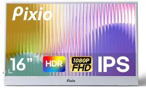 PX160 Wave White Portable Monitor 15.6 inch 60Hz FHD 1080p IPS Panel HDR Screen Cover Stand USB-C HDMI Laptop Screen Extender Portable Monitor for Laptop, PC, Console, Phone PX160 Wave White Portable Monitor 15.6 inch 60Hz FHD 1080p IPS Panel HDR Screen Cover Stand USB-C HDMI Laptop Screen Extender Portable Monitor for Laptop, PC, Console, Phone