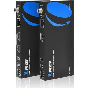 1080p HDBaseT HDMI Extender over Cat5e/6 Ethernet LAN cable - Up to 500 Feet, Supports HDCP 1.4, Bi-Directional IR, HDMI Loop-out, RS-232, PoC, HDMI Balun (EX-500IR) 1080p HDBaseT HDMI Extender over Cat5e/6 Ethernet LAN cable - Up to 500 Feet, Supports HDCP 1.4, Bi-Directional IR, HDMI Loop-out, RS-232, PoC, HDMI Balun (EX-500IR)