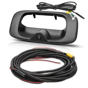 Tailgate Handle Backup Camera Fit for 1999-2006 Chevrolet Chevy Silverado/GMC Sierra 1500 2500 3500HD Pickups Reverse Rear View Backup Camera, Waterproof Guideline w/12V Power Cable RCA Plug Tailgate Handle Backup Camera Fit for 1999-2006 Chevrolet Chevy Silverado/GMC Sierra 1500 2500 3500HD Pickups Reverse Rear View Backup Camera, Waterproof Guideline w/12V Power Cable RCA Plug