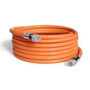 Direct Burial Coaxial Cable 200 FT - 75 Ohm RG6 Underground Coax Cable - Outdoor Coax with Rubber Boots and Watertight Connectors for Weather Seal - 200 Feet (60 Meters), Orange Direct Burial Coaxial Cable 200 FT - 75 Ohm RG6 Underground Coax Cable - Outdoor Coax with Rubber Boots and Watertight Connectors for Weather Seal - 200 Feet (60 Meters), Orange