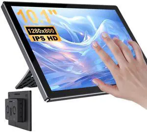 10.1 Inch Touchscreen for Raspberry Pi,5-Point 1280 * 800 IPS touchscreen Portable Monitor with HDMI Interface Dual-Speaker for Raspberry Pi 5/4B/3B+/3B/B+ Jetson Nano Win11/10/8/7(dark black) 10.1 Inch Touchscreen for Raspberry Pi,5-Point 1280 * 800 IPS touchscreen Portable Monitor with HDMI Interface Dual-Speaker for Raspberry Pi 5/4B/3B+/3B/B+ Jetson Nano Win11/10/8/7(dark black)