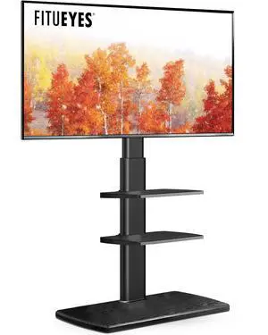 TV Floor Stand for Living Room Bedroom, Tall TV Stands with Sturdy Wood Base for 32 39 40 43 49 50 55 60 65 70 Inch TVs, Corner Stand with Height Adjustable Shelves, Swivel Black TV Floor Stand for Living Room Bedroom, Tall TV Stands with Sturdy Wood Base for 32 39 40 43 49 50 55 60 65 70 Inch TVs, Corner Stand with Height Adjustable Shelves, Swivel Black