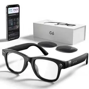 AI Smart Glasses with Camera and Bluetooth 8MP HD Sunglasses with Camera, Video Recording Glasses, Real-Time Translation, Voice Assistant, Open-Ear Audio for Travel, Work, Music, and Daily Use AI Smart Glasses with Camera and Bluetooth 8MP HD Sunglasses with Camera, Video Recording Glasses, Real-Time Translation, Voice Assistant, Open-Ear Audio for Travel, Work, Music, and Daily Use