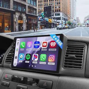 4+64G Car Radio for Toyota Corolla EX 2005 2006 2007 2008 2009 2010 2011 2012, 9" Touch Screen for Corolla Car Stereo Upgrade Carplay Android Auto with 32EQ DSP Bluetooth5.0 1280 * 720 GPS Navi WiFi 4+64G Car Radio for Toyota Corolla EX 2005 2006 2007 2008 2009 2010 2011 2012, 9" Touch Screen for Corolla Car Stereo Upgrade Carplay Android Auto with 32EQ DSP Bluetooth5.0 1280 * 720 GPS Navi WiFi