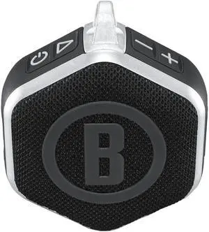 Golf Wingman Mini GPS Speaker Ultra Portable Bluetooth Golf Speaker with Audible Distances, Magnetic Cart Mount, Waterproof, 10Hr Battery & Carabiner, Black Golf Wingman Mini GPS Speaker Ultra Portable Bluetooth Golf Speaker with Audible Distances, Magnetic Cart Mount, Waterproof, 10Hr Battery & Carabiner, Black