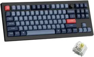 V3 Max TKL Wireless Mechanical Keyboard, QMK/VIA RGB Bluetooth/2.4 GHz/Wired, 87 Keys Hot-Swappable with Gateron Banana Switch, Compatible with Mac Windows Linux V3 Max TKL Wireless Mechanical Keyboard, QMK/VIA RGB Bluetooth/2.4 GHz/Wired, 87 Keys Hot-Swappable with Gateron Banana Switch, Compatible with Mac Windows Linux