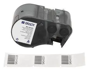 Authentic (M5-125-461) Self-Laminating Cryogenic Polyester Labels 1" H x 1.75" W Black on White, Clear, 180 Labels. for use with the BMP51 and M511 Label Printers Authentic (M5-125-461) Self-Laminating Cryogenic Polyester Labels 1" H x 1.75" W Black on White, Clear, 180 Labels. for use with the BMP51 and M511 Label Printers