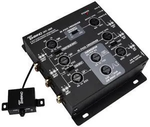 3-Way Electronic Crossover Remote Subwoofer Control Equalizer TPT-360 3-Way Electronic Crossover Remote Subwoofer Control Equalizer TPT-360