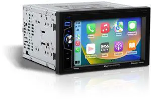 Elite Series BE62CP Car Stereo - Apple CarPlay, Double Din, 6.2 Inch Touchscreen, Bluetooth, No CD DVD Player, AM/FM Radio Receiver Elite Series BE62CP Car Stereo - Apple CarPlay, Double Din, 6.2 Inch Touchscreen, Bluetooth, No CD DVD Player, AM/FM Radio Receiver