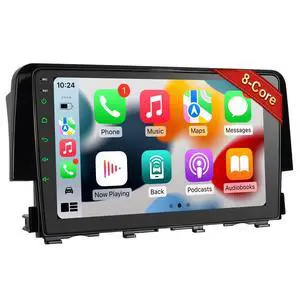 Car Stereo 64G Radio for Honda 2016 2017 2018 2019 2020 2021 with Wireless Carplay & Android Auto,9.2 Inch 1080P Touch Screen for Civic Radio with Android 13 Bluetooth GPS Navi Mirror Link SWC Car Stereo 64G Radio for Honda 2016 2017 2018 2019 2020 2021 with Wireless Carplay & Android Auto,9.2 Inch 1080P Touch Screen for Civic Radio with Android 13 Bluetooth GPS Navi Mirror Link SWC