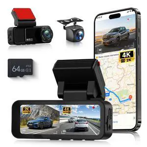 2 Channel 4K Dash Cam Front and Rear, 3.16 Inch Dash Camera Support WiFi GPS Starlight Night Vision Sensitive Motion Detection 24/7 Recording Parking Mode Monitor Reversing Help ADAS BSD LCA 2 Channel 4K Dash Cam Front and Rear, 3.16 Inch Dash Camera Support WiFi GPS Starlight Night Vision Sensitive Motion Detection 24/7 Recording Parking Mode Monitor Reversing Help ADAS BSD LCA