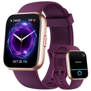 Smart Watches for Women, 1.85" HD Smart Watch for iPhone/Samsung/Android with Calls/Messages/Reminders, 3ATM 120+ Sport Modes Fitness Tracker Watch for Women with Heart Rate/Sleep/SpO2 Monitor, Alexa Smart Watches for Women, 1.85" HD Smart Watch for iPhone/Samsung/Android with Calls/Messages/Reminders, 3ATM 120+ Sport Modes Fitness Tracker Watch for Women with Heart Rate/Sleep/SpO2 Monitor, Alexa
