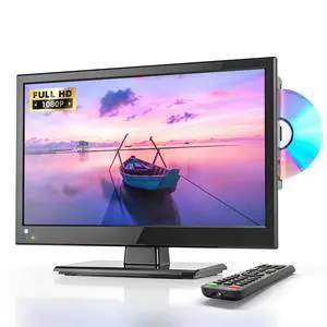 16 INCH TV with DVD Player Built in 1080P LCD TV DVD Player Combo with HDMI USB Monitor for Home, Kitchen, RV Camper, or Office,RV TV 16 INCH TV with DVD Player Built in 1080P LCD TV DVD Player Combo with HDMI USB Monitor for Home, Kitchen, RV Camper, or Office,RV TV