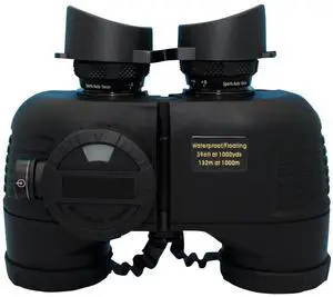 7x50 HD Waterproof Military Marine Binoculars w/Internal Rangefinder & Compass for,Bird Watching,Boating and More(Black) 7x50 HD Waterproof Military Marine Binoculars w/Internal Rangefinder & Compass for,Bird Watching,Boating and More(Black)