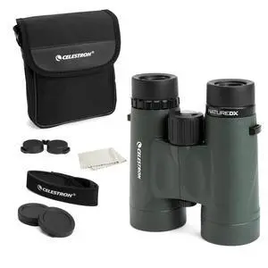 Nature DX 10x42 Binoculars Ideal for Birding and Outdoors 42mm Objective Lenses 5.8° Field of View BaK-4 Prisms Fully Multi-Coated Waterproof and Fogproof Nature DX 10x42 Binoculars Ideal for Birding and Outdoors 42mm Objective Lenses 5.8° Field of View BaK-4 Prisms Fully Multi-Coated Waterproof and Fogproof