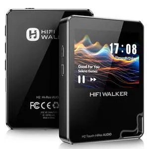 Hi-Res MP3 Player with Bluetooth, H2 Touch 2.4" HD Touchscreen, DSD/FLAC Lossless Audio Player, 128GB SD Card Included, Supports up to 512GB Hi-Res MP3 Player with Bluetooth, H2 Touch 2.4" HD Touchscreen, DSD/FLAC Lossless Audio Player, 128GB SD Card Included, Supports up to 512GB