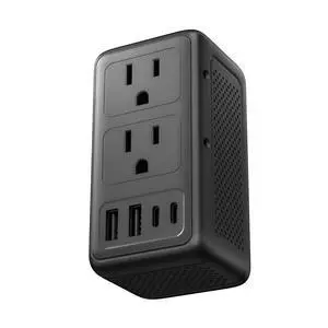 2000W Voltage Converter US to Europe, with 2 USB A and 2 USB C Ports | 220V to 110V Converter for European Travel for Hair Dryer, Travel Adapter Converter Combo 2000W Voltage Converter US to Europe, with 2 USB A and 2 USB C Ports | 220V to 110V Converter for European Travel for Hair Dryer, Travel Adapter Converter Combo