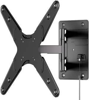 Lockable RV TV Mount 23-55 Inch, Full Motion RV TV Wall Mount for Camper, Travel Trailer & Motorhome, Pull Cord Locking Mechanism, Quick Release, Heavy Duty VESA 75x75-400x400, 77 lb Lockable RV TV Mount 23-55 Inch, Full Motion RV TV Wall Mount for Camper, Travel Trailer & Motorhome, Pull Cord Locking Mechanism, Quick Release, Heavy Duty VESA 75x75-400x400, 77 lb