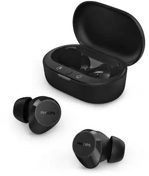 TAT1219 True Wireless Bluetooth Earbuds - 18 Hours Play Time, Dynamic Bass, Clear Calls, IPX4 Water Resistant, Black TAT1219 True Wireless Bluetooth Earbuds - 18 Hours Play Time, Dynamic Bass, Clear Calls, IPX4 Water Resistant, Black