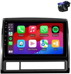 Car Stereo Radio for Toyota Tacoma 2005-2015 with Wireless Carplay&Android Auto/9 inch Touch Screen/Android12/FM RDS/GPS Navigation/HD Backup Camera (2GB+32GB+HD Backup Camera) Car Stereo Radio for Toyota Tacoma 2005-2015 with Wireless Carplay&Android Auto/9 inch Touch Screen/Android12/FM RDS/GPS Navigation/HD Backup Camera (2GB+32GB+HD Backup Camera)