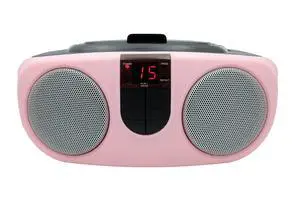 PROSCAN SRCD243 Portable CD Player with AM/FM Radio, Boombox (Pink) PROSCAN SRCD243 Portable CD Player with AM/FM Radio, Boombox (Pink)