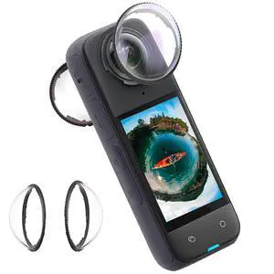 Premium Lens Guards for Insta360 X4 | Upgraded Optical Performance Scratch-resistant Higher Transparency Tempered Glass Lens Protectors 10H Hardness Premium Lens Guards for Insta360 X4 | Upgraded Optical Performance Scratch-resistant Higher Transparency Tempered Glass Lens Protectors 10H Hardness