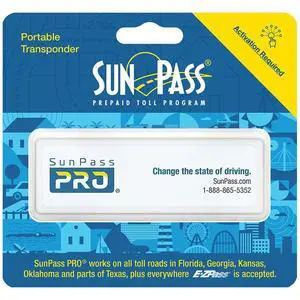 SunPass PRO Portable Transponder, Prepaid Toll Program for Florida, Florida and 21 Other States, and Anywhere EZPass is Accepted SunPass PRO Portable Transponder, Prepaid Toll Program for Florida, Florida and 21 Other States, and Anywhere EZPass is Accepted