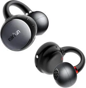 Clip Open Ear Earbuds, Wireless Clip On Headphones for Sports, Grey | Adaptive Comfort with Secure Fit, Bluetooth 6.0, LDAC, Hi-Res Audio, 2 Mics Call, 40H Playtime, Earbuds for Running, Workout Clip Open Ear Earbuds, Wireless Clip On Headphones for Sports, Grey | Adaptive Comfort with Secure Fit, Bluetooth 6.0, LDAC, Hi-Res Audio, 2 Mics Call, 40H Playtime, Earbuds for Running, Workout