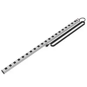 20 Outlet Heavy Duty Metal Socket Power Strip,15-Foot Long Extension Cord with Circuit Breaker. Mounting Brackets Included,Workshop/Industrial use,ETL Certified 20 Outlet Heavy Duty Metal Socket Power Strip,15-Foot Long Extension Cord with Circuit Breaker. Mounting Brackets Included,Workshop/Industrial use,ETL Certified