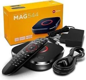 *New* 2024 Genuine Mag 544W3 4K Linux 4.9 Box 1GB DDR4 RAM - Built-in Dual 2.4G/5G WiFi - Replacement for mag 524w3 and 424W3, Black *New* 2024 Genuine Mag 544W3 4K Linux 4.9 Box 1GB DDR4 RAM - Built-in Dual 2.4G/5G WiFi - Replacement for mag 524w3 and 424W3, Black