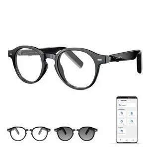 AI Smart Glasses, Photochromic Lenses, Bluetooth Translation Glasses | AI Sunglasses for Women Men, Real Time Translation, Bluetooth Open Earbuds, 11H Playtime, UV Protection, IPX4 Waterproof AI Smart Glasses, Photochromic Lenses, Bluetooth Translation Glasses | AI Sunglasses for Women Men, Real Time Translation, Bluetooth Open Earbuds, 11H Playtime, UV Protection, IPX4 Waterproof