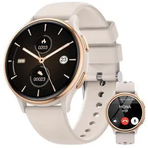 Smart Watches for Women(Answer/Make Calls), 1.27'' AMOLED Screen Activity Trackers with Heart Rate/Sleep/SpO2 Monitor, Smartwatch for iPhone/Samsung/Android, 120+ Sport Modes IP68 Fitness Watch 3Bands Smart Watches for Women(Answer/Make Calls), 1.27'' AMOLED Screen Activity Trackers with Heart Rate/Sleep/SpO2 Monitor, Smartwatch for iPhone/Samsung/Android, 120+ Sport Modes IP68 Fitness Watch 3Bands