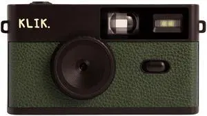 Klik Screen-Free Digital Camera | Stay Present & Capture Vintage Retro-Style Photos | 8MP, 3 Film-Style Filters, 500 Shots Per Charge, Built-in Flash, USB-C Photo Transfer, Rechargeable (Green) Klik Screen-Free Digital Camera | Stay Present & Capture Vintage Retro-Style Photos | 8MP, 3 Film-Style Filters, 500 Shots Per Charge, Built-in Flash, USB-C Photo Transfer, Rechargeable (Green)
