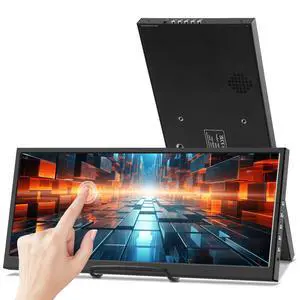 12.3 Inch Touchscreen Secondary Monitor, IPS Stretched Bar LCD Travel | Touch Display 1920 * 720 HDMI USBC, Portable Touch Screen for Laptop Computer Windows Aida64 GPU CPU RAM Monitoring 12.3 Inch Touchscreen Secondary Monitor, IPS Stretched Bar LCD Travel | Touch Display 1920 * 720 HDMI USBC, Portable Touch Screen for Laptop Computer Windows Aida64 GPU CPU RAM Monitoring