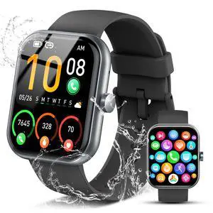 2026 Smart Watch for Men Women (Answer/Make Call), 1.96" HD Fitness Tracker Running Watch, IP68 Waterproof,Pedometer, Sleep/Step/Activity/Heart Rate Monitor,110+ Sport Mode Smartwatch for Android iOS 2026 Smart Watch for Men Women (Answer/Make Call), 1.96" HD Fitness Tracker Running Watch, IP68 Waterproof,Pedometer, Sleep/Step/Activity/Heart Rate Monitor,110+ Sport Mode Smartwatch for Android iOS