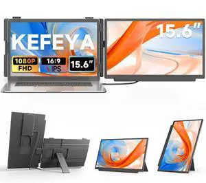 Laptop Screen Extender, FHD 1080P Laptop Monitor Extender Dual Screen, 15.6 Detachable Portable Monitor for Laptops 13-17" with USB-C/HDMI Port, Plug n Play for Windows/Mac/Android/Switch/PS5 Laptop Screen Extender, FHD 1080P Laptop Monitor Extender Dual Screen, 15.6 Detachable Portable Monitor for Laptops 13-17" with USB-C/HDMI Port, Plug n Play for Windows/Mac/Android/Switch/PS5