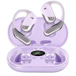 2026 Open Ear Headphones,Over Ear Buds Clip Wireless Earbuds Built-in Mic Earhook,Bluetooth LED Display,60H Playtime Touch Control Ultra-Comfort Design for Cycling,Running,office,walking,Ear Hooks 2026 Open Ear Headphones,Over Ear Buds Clip Wireless Earbuds Built-in Mic Earhook,Bluetooth LED Display,60H Playtime Touch Control Ultra-Comfort Design for Cycling,Running,office,walking,Ear Hooks