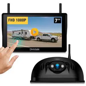 Wireless RV Backup Camera System for Furrion Pre-Wired RVs Truck Trailer, FHD 1080P 7" Touchscreen IPS Monitor & Rear View Camera, Loop Recording Night Vision IP69 Waterproof Plug & Play F7 Wireless RV Backup Camera System for Furrion Pre-Wired RVs Truck Trailer, FHD 1080P 7" Touchscreen IPS Monitor & Rear View Camera, Loop Recording Night Vision IP69 Waterproof Plug & Play F7