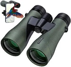 12X50 Professional HD Binoculars for Adults with Phone Adapter, High Power Binoculars with BaK4 prisms, Super Bright Lightweight & Waterproof Binocular Perfect for Bird Watching, Hunting, Stargazing 12X50 Professional HD Binoculars for Adults with Phone Adapter, High Power Binoculars with BaK4 prisms, Super Bright Lightweight & Waterproof Binocular Perfect for Bird Watching, Hunting, Stargazing