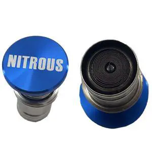 Nitrous Button Car Cigarette Lighter by Citadel Black - Anodized Aluminum, 12-Volt Replacement Accessory, Fits Most Vehicles, Socket Size A Nitrous Button Car Cigarette Lighter by Citadel Black - Anodized Aluminum, 12-Volt Replacement Accessory, Fits Most Vehicles, Socket Size A