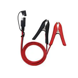 3.2FT 12V 14AWG Alligator Crocodile Clip to SAE Connector Quick Release Quick Disconnect Car Solar Power Charging Extension Cable,Black & Red C 3.2FT 12V 14AWG Alligator Crocodile Clip to SAE Connector Quick Release Quick Disconnect Car Solar Power Charging Extension Cable,Black & Red C