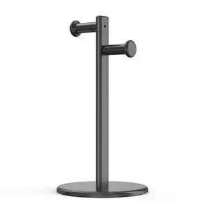 Aluminum Alloy Headphone Bracket Dual Hanger Headphone Brace Universal Headset Support Game Earphone Stand Rack Headphone Accessories (Black) Aluminum Alloy Headphone Bracket Dual Hanger Headphone Brace Universal Headset Support Game Earphone Stand Rack Headphone Accessories (Black)