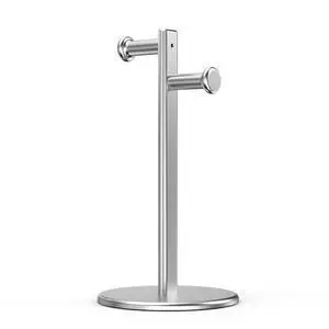 Aluminum Alloy Headphone Bracket Dual Hanger Headphone Brace Universal Headset Support Game Earphone Stand Rack Headphone Accessories (Silver) Aluminum Alloy Headphone Bracket Dual Hanger Headphone Brace Universal Headset Support Game Earphone Stand Rack Headphone Accessories (Silver)