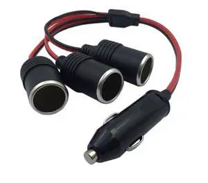 1 to 3 Car Cigarette Lighter 12v 24v Power Charger Adapter 3 Way Socket Splitter Female Socket Plug Extension Cord Cable 1 to 3 Car Cigarette Lighter 12v 24v Power Charger Adapter 3 Way Socket Splitter Female Socket Plug Extension Cord Cable