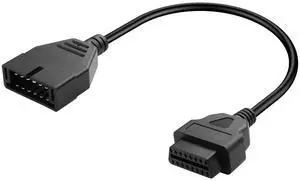 OBD1 to OBD2 GM Adapter, Diagnostic Code Reader Scanner Cable, 12 Pin to OBD2 OBD II 16 Pin Diagnostic Tool OBD1 to OBD2 GM Adapter, Diagnostic Code Reader Scanner Cable, 12 Pin to OBD2 OBD II 16 Pin Diagnostic Tool
