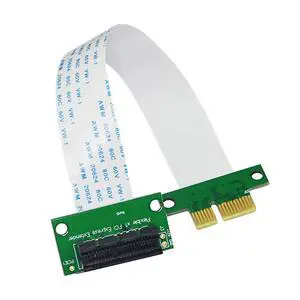 14cm 90 Degree PCI-Express 1X Riser FPV Cable, PCI-E 36PIN 1X Extension Cable 14cm 90 Degree PCI-Express 1X Riser FPV Cable, PCI-E 36PIN 1X Extension Cable