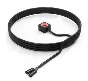 2m Computer Desktop Switch PC Motherboard External Start Power On/Off Button Extension Cable for Home Office DIY Button (Black&Red) 2m Computer Desktop Switch PC Motherboard External Start Power On/Off Button Extension Cable for Home Office DIY Button (Black&Red)