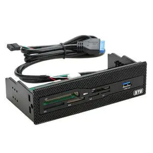 5.25" Internal Card Reader Media Multi-Function Dashboard PC Front Panel USB 3.0 Support CF XD MS M2 TF SD Card Reader Smart 5.25" Internal Card Reader Media Multi-Function Dashboard PC Front Panel USB 3.0 Support CF XD MS M2 TF SD Card Reader Smart