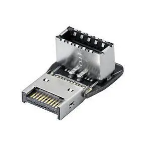 90 Degree USB Type E Adapter, Up Angle USB 3.2 Type E Male to Female Front Panel Internal Connector Adapter High Speed 10Gbps for USB C Header Motherboard(Up/A) 90 Degree USB Type E Adapter, Up Angle USB 3.2 Type E Male to Female Front Panel Internal Connector Adapter High Speed 10Gbps for USB C Header Motherboard(Up/A)