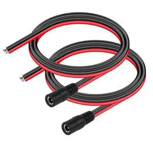 DC5521 Power Pigtails Cable,1.64ft 14AWG 5.5mm x 2.1 mm DC Female Bare Wire Open End Power Wire,DC Supply Repair Cable for CCTV Security Camera LED Strip Light Etc(2-Pack) (0.5m Black-F) DC5521 Power Pigtails Cable,1.64ft 14AWG 5.5mm x 2.1 mm DC Female Bare Wire Open End Power Wire,DC Supply Repair Cable for CCTV Security Camera LED Strip Light Etc(2-Pack) (0.5m Black-F)